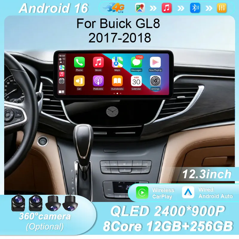 Wireless CarPlay Android 16 12.3
