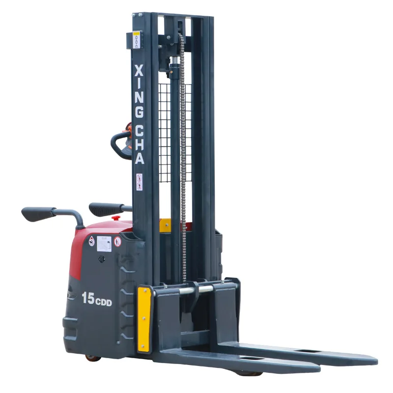 

2 Ton Fully Electric RWD Stacker Double-Lift Pallet Truck New Forklift 1 Year Warranty 1070mm Fork Length 150mm Fork