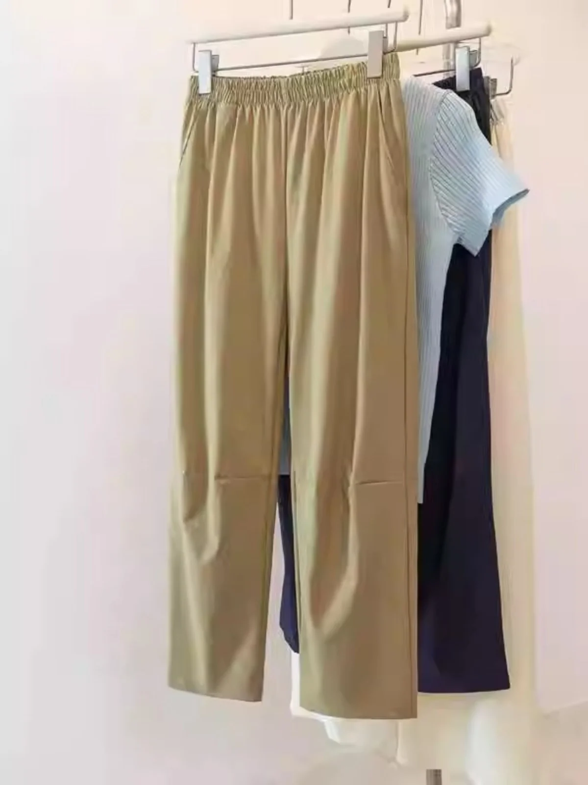 

Harem Pants Women's Summer New Style plus Size Loose Slimming Quick Dry Casual Sports Trousers High Waist Other Fabric