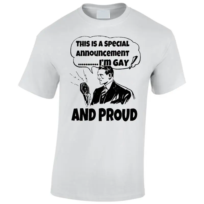 

Специальное объявление, забавная футболка Gay Pride Lgbt, мужская маленькая вечеринка 5XL