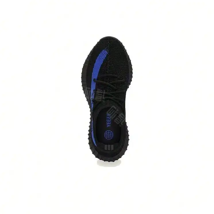 Adidas Originals Yeezy Boost 350 V2 Dazzling Blue Running Shoes Unisex Black/Blue GY7164 view 4