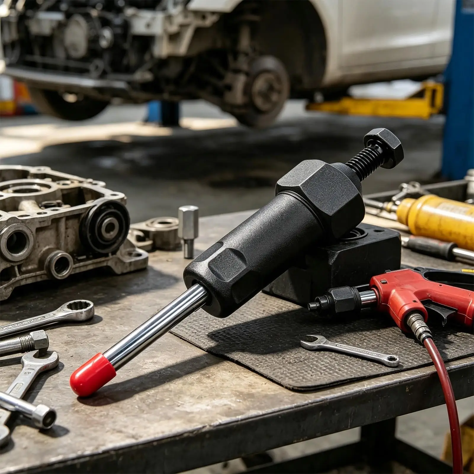 Grease Fitting Unclogging Tool  Heavy Duty Steel Professional Rejuvenator Grease Buster Tool For Automotive Farm Agriculture