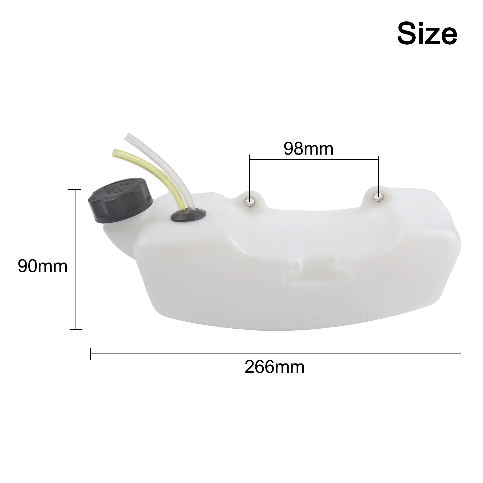 1 PCS Oil Tank For CG430 520 For 52cc 43cc Lawn Mowers 23X13X8cm Engine Replacement Tool Trimmer Fuel Tank Brush Cutter Parts