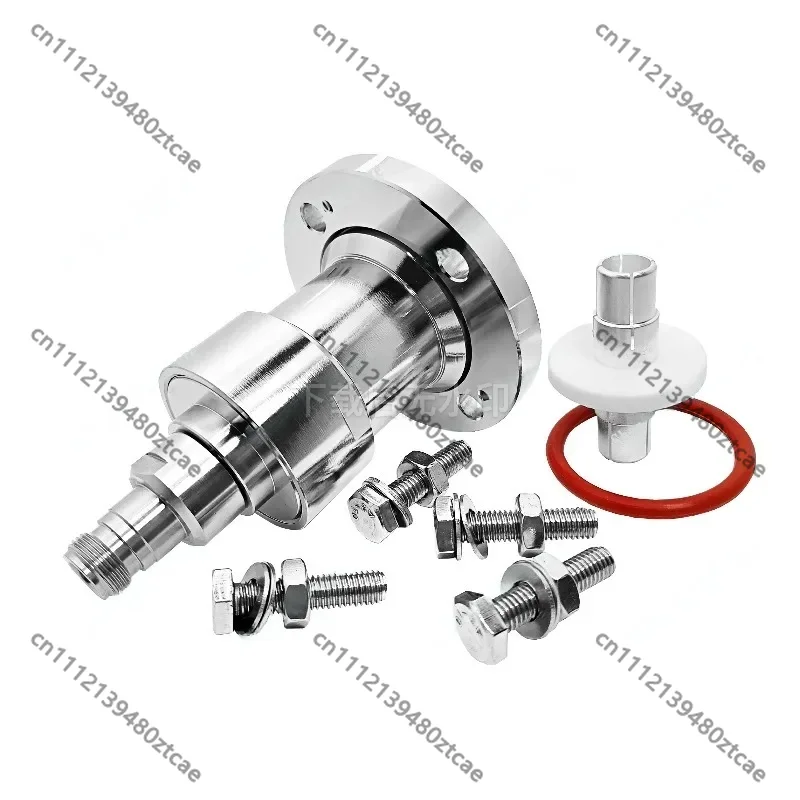1-5/8 EIA Clamp Mount 4 Hole Flange RF Adapter 7/8 Foam Rigid Coaxial Cable Connector