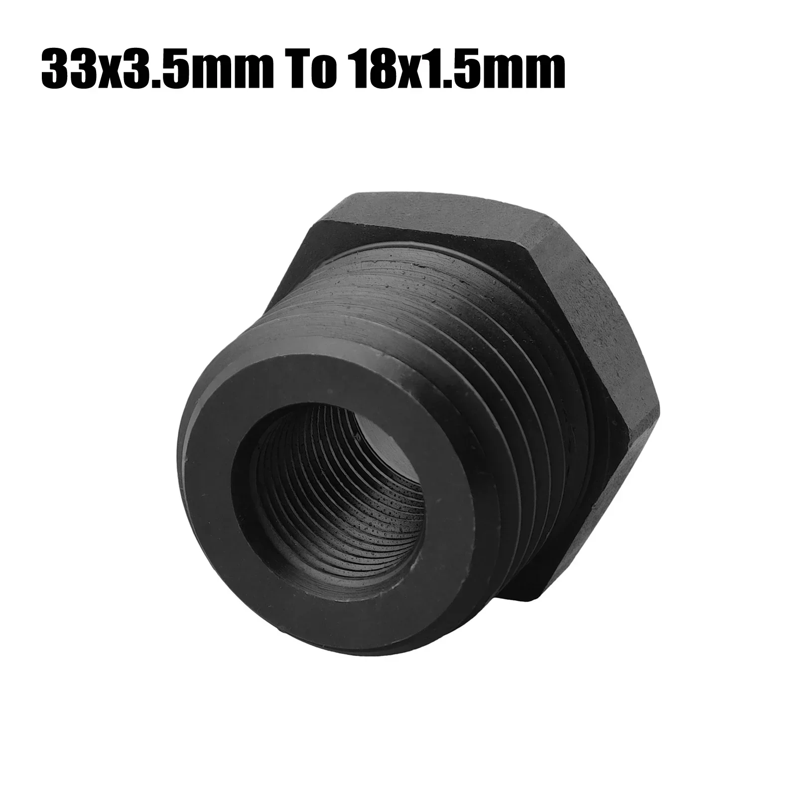 Wood Lathe Chuck Adapter Screw Thread Spindle Adapter Woodworking Turning Lathe Reducing Sleeve Tool 33x3.5mm To 18x1.5mm