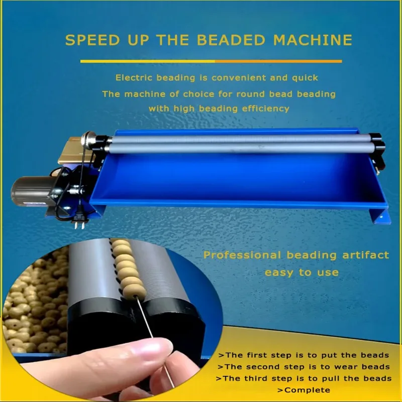 Automatic Beading Machine DIY Threading Machine Round Bead Jade Semi-automatic Beading Machine Manual Hand chain String Hole