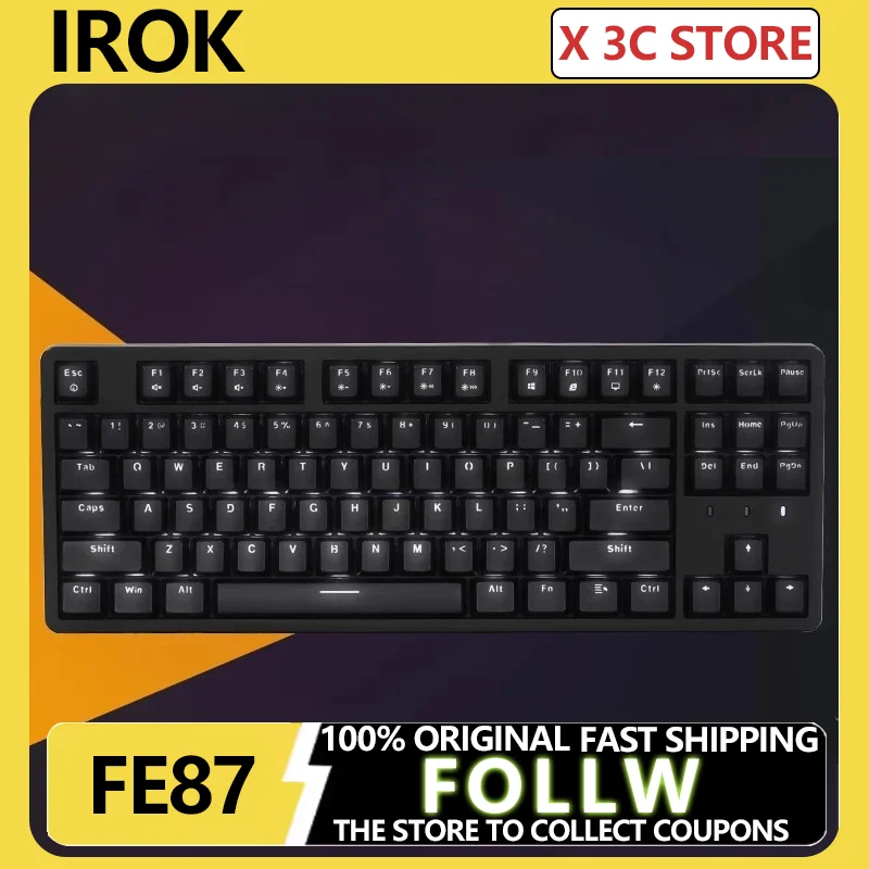 irok-fe87-magnetic-switch-gaming-e-sport-wireless-mechanical-keyboard-rgb-long-battery-custom-hot-swap-gaming-pc-accessories