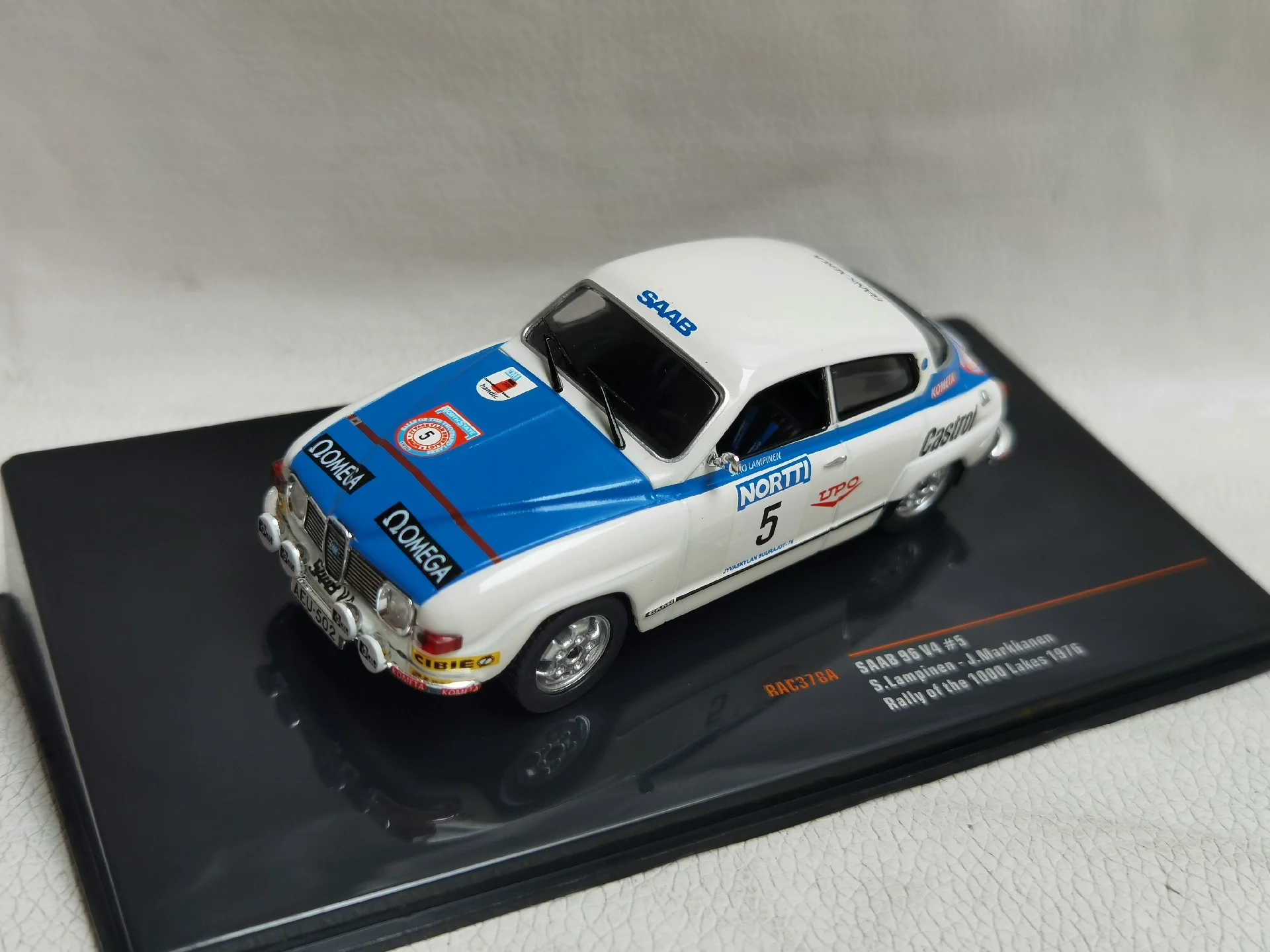 Druckguss IXO im Maßstab 1:43 SAAB yash # 5 1976 Saab Racing Legierung Automodell Sammlerspielzeug Geschenk Souvenir Display Ornament