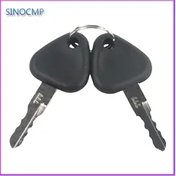 2PCS 777 Key For Volvo Excavator Heavy Equipment Ignition Switch Starter Replacement Fit Many Models Car Lock System Car Key