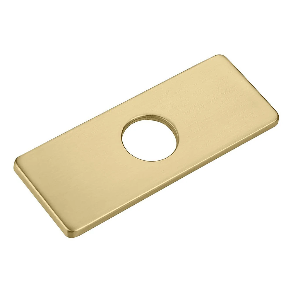 Faucet Accessories Cover Plate 1 Pcs 162mm*63mm 304 Stainless Steel Anti-corrosion Scratch Resistant Practical