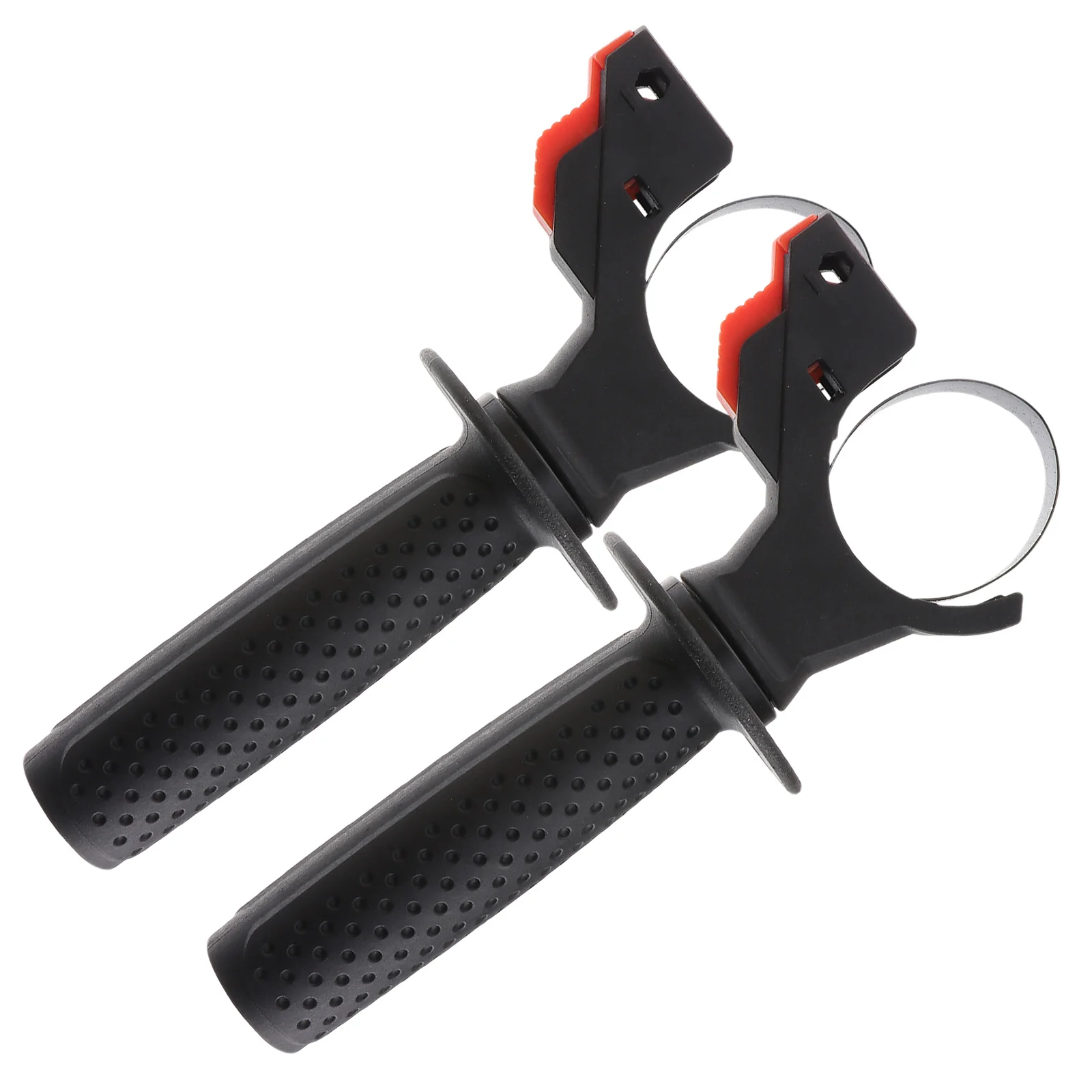 

2pcs Adjustable Electric Hammer Handle Impact Drill Front Angle Auxiliary Handle Ergonomic Anti-Slip Grip Tool Parts