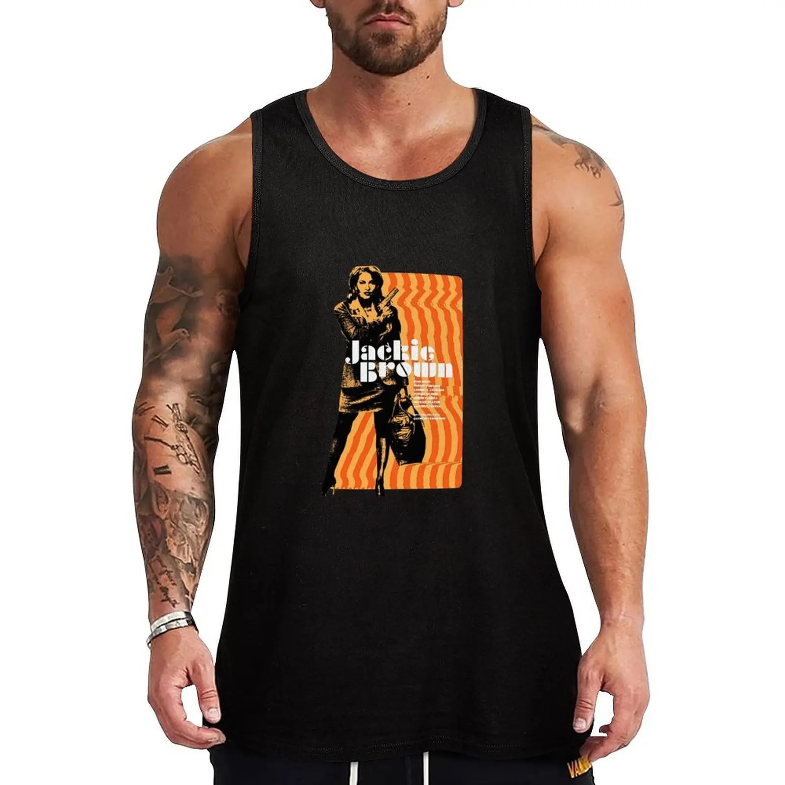 Pam Grier Pam Grier Foxy Brown Coffy Russ Meyer Camiseta sin mangas para entrenamiento en el gimnasio, camiseta sin mangas atlética de secado rápido