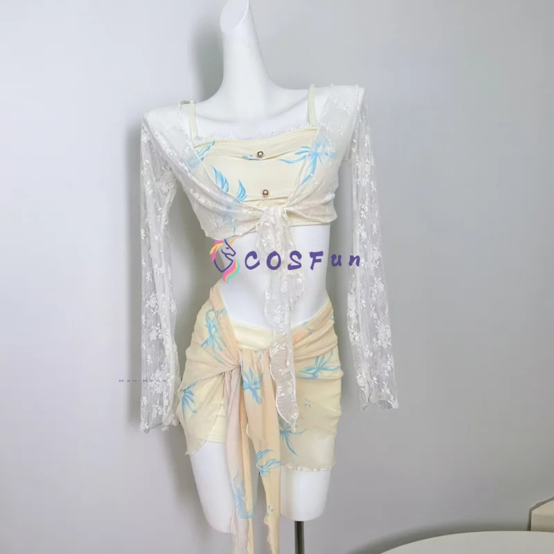 Love and Deepspace Heroine Cosplay Costume Swimsuit Anime Role Play Halloween Carnival Party Outfit for Women COSFun