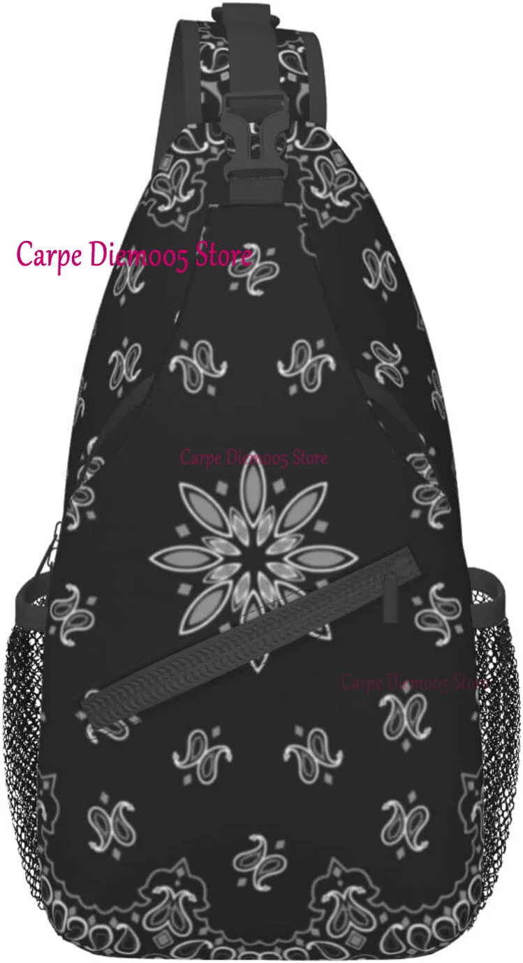 Handmade Sling Back Strap Bandana Money Backpack Turn a set of 4 bandanas into the cutest DIY drawstring  main image 4