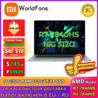 Xiaomi Laptop Redmi Book Pro 15 Ryzen R7-7840HS AMD 780M 16G RAM 512G/1T 15.6Inch 3.2K 120Hz New Mi Notebook