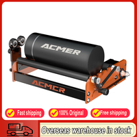 ACMER M2 Laser Rotary Roller Laser Engraver Y-axis Rotary Roller 360° Rotating for 4-138mm Different Engraving Diameter 4 Gears