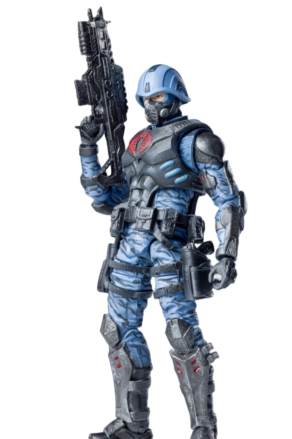 

HIPLAY HIYA Collectible Figure Full Set: G.I.JOE Cobra Trooper, 1:18 Scale Miniature Action Figurine EMG0146