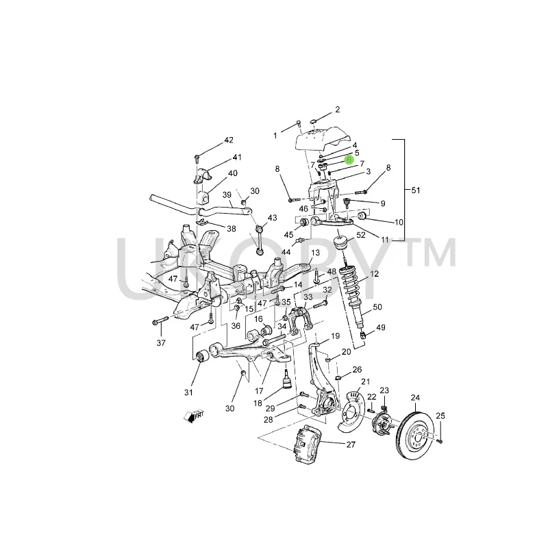 ممتص صدمات مطاطي أمامي ، زاوية علوي ، مناسب لـ La di ll AC Sylphy SLS ، أمامي عالي الجودة ،