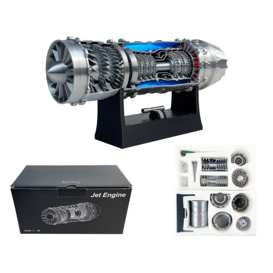 Modelo de caza de F-35, juguete con motor de aviación inicial, turbina de potencia de alto rendimiento, juguete de Boutique genial, regalo para hombres y adultos