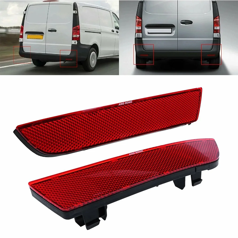 

1 Pair Lens Rear Bumper Reflector For Mercedes For Benz W447 14-19 4478260140 4478260040 A4478260140 A4478260040 Plastic