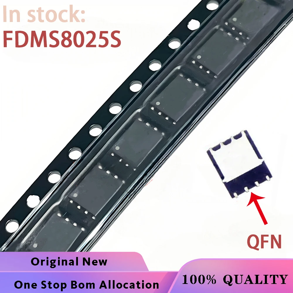 

(5 шт.) FDMS8025S 8025S QFN-8 чипсет