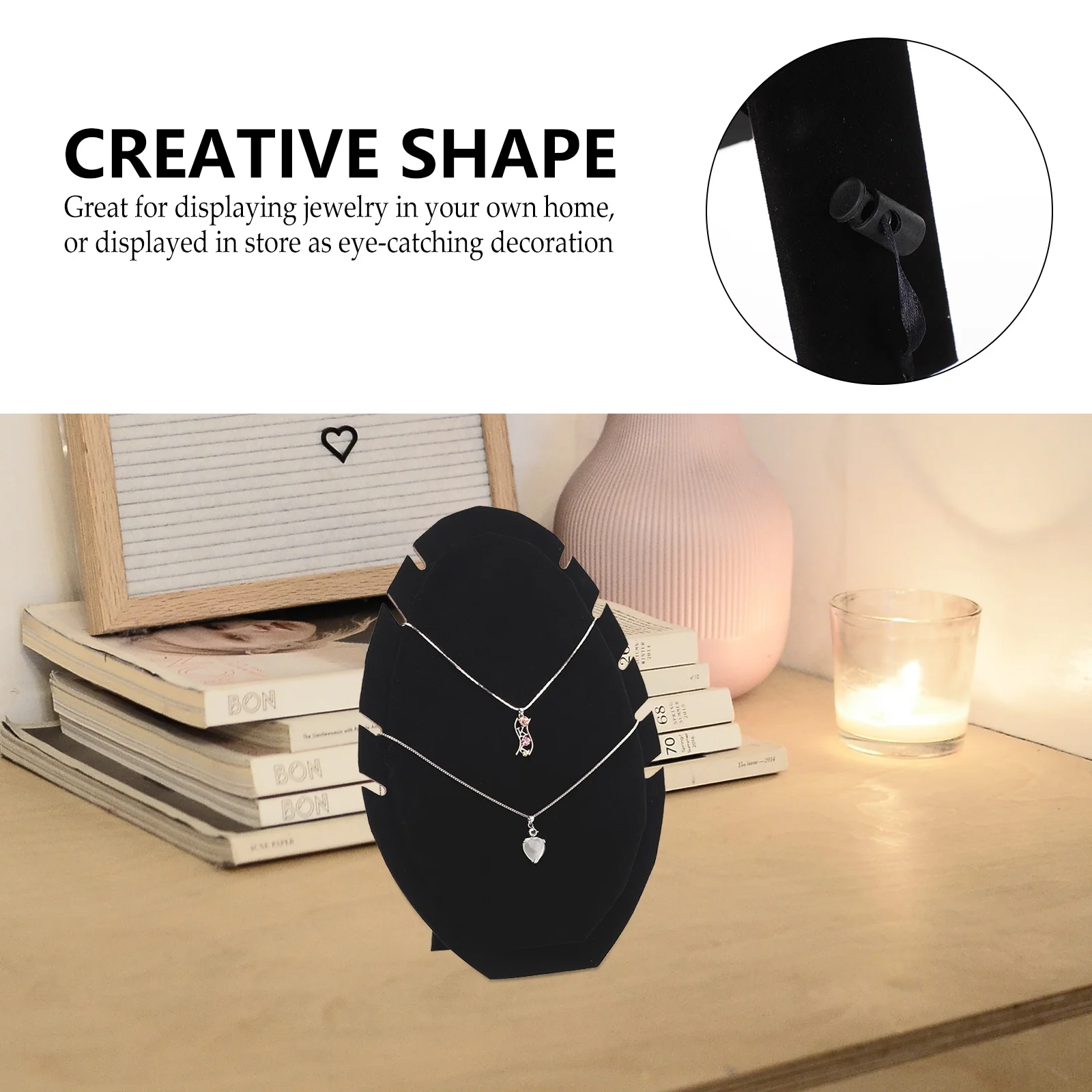 

1pc Jewelry Display Rack Creative Necklace Holder Bracelet Organizer Stand For Store Home Decoration Gift Storage Rack