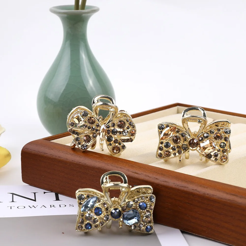 Yeni taklidi kadın Yengeç saç tokası küçük kavrama klipleri kız için yay klip pimleri patlama klip high-end Kore tarzı saç aksesuarları