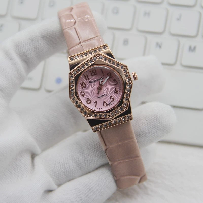 Великолепные женские часы, модные часы со стразами из розового золота, кварцевые часы из нержавеющей стали, повседневные женские деловые часы