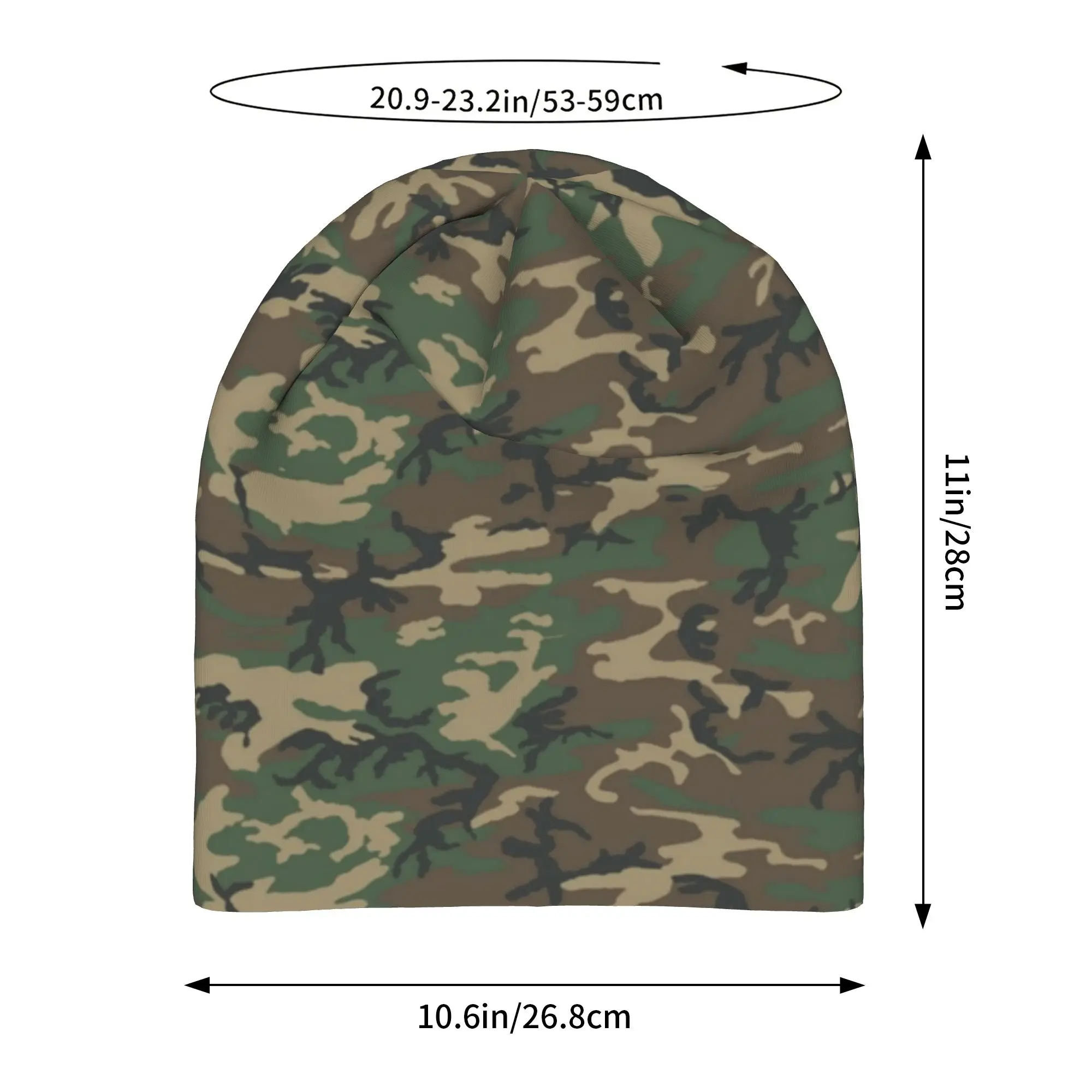 Army Camouflage Pattern Skullies Beanies Hats Jungle Military Camo Hip Hop Men Women Street Caps Warm Multifunction Bonnet Hat view 5