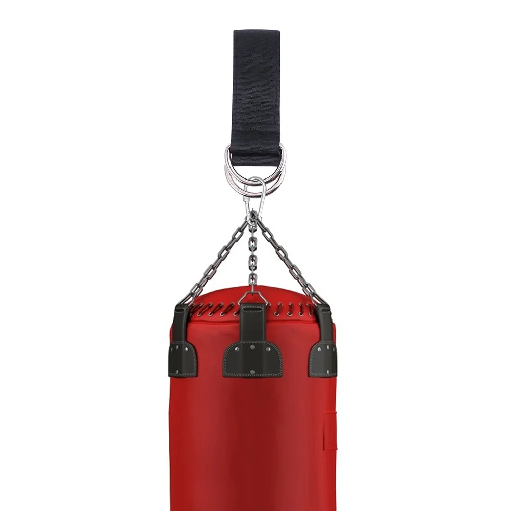 

2Pcs Fitness Hanging Belts High Quality Nylon Stainless Steel Durable Pullup Hanging Bands Multifunctional Strength Training