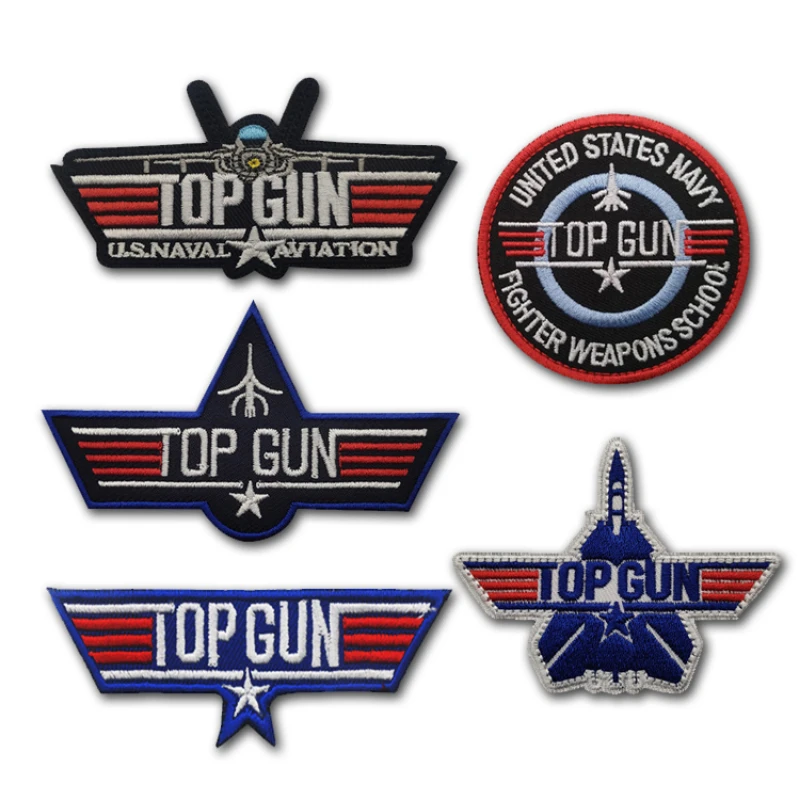 Top Gun Flight Test MAVERICK Ranger Patch Tomcat Fighter Weapon School Academic Squadron Badge For Jacket