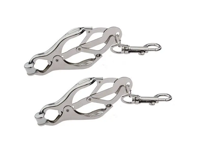 Nipple Clamps Hook Breast Clips Stainless Steel Fun Boobs Erotic Product Clit Pleasure Stimulator Bondage Massager Exercise Game