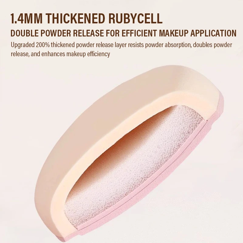 พัฟแต่งหน้าขนาดใหญ่ ฟองน้ำเนื้อนุ่มพิเศษ สำหรับรองพื้น คุชชั่น แป้งพัฟ คอนซีลเลอร์ ใช้ได้ทั้งแบบแห้งและแบบเปียก อุปกรณ์แต่งหน้า กลิ่นขนมสายไหม