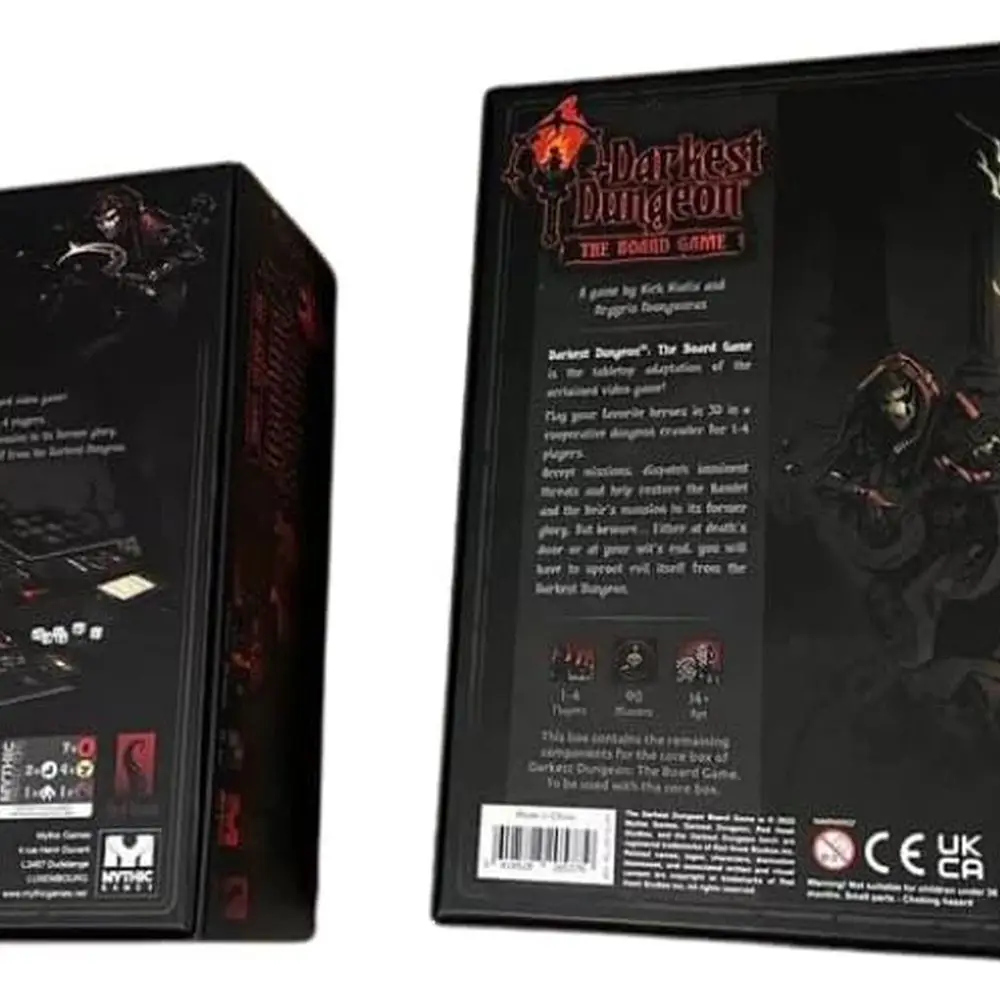 لعبة Darkest Dungeon Board من الألعاب الأسطورية: 1-4 لاعبين، وقت اللعب 90-120 دقيقة، مثالية للمراهقين والكبار 14+