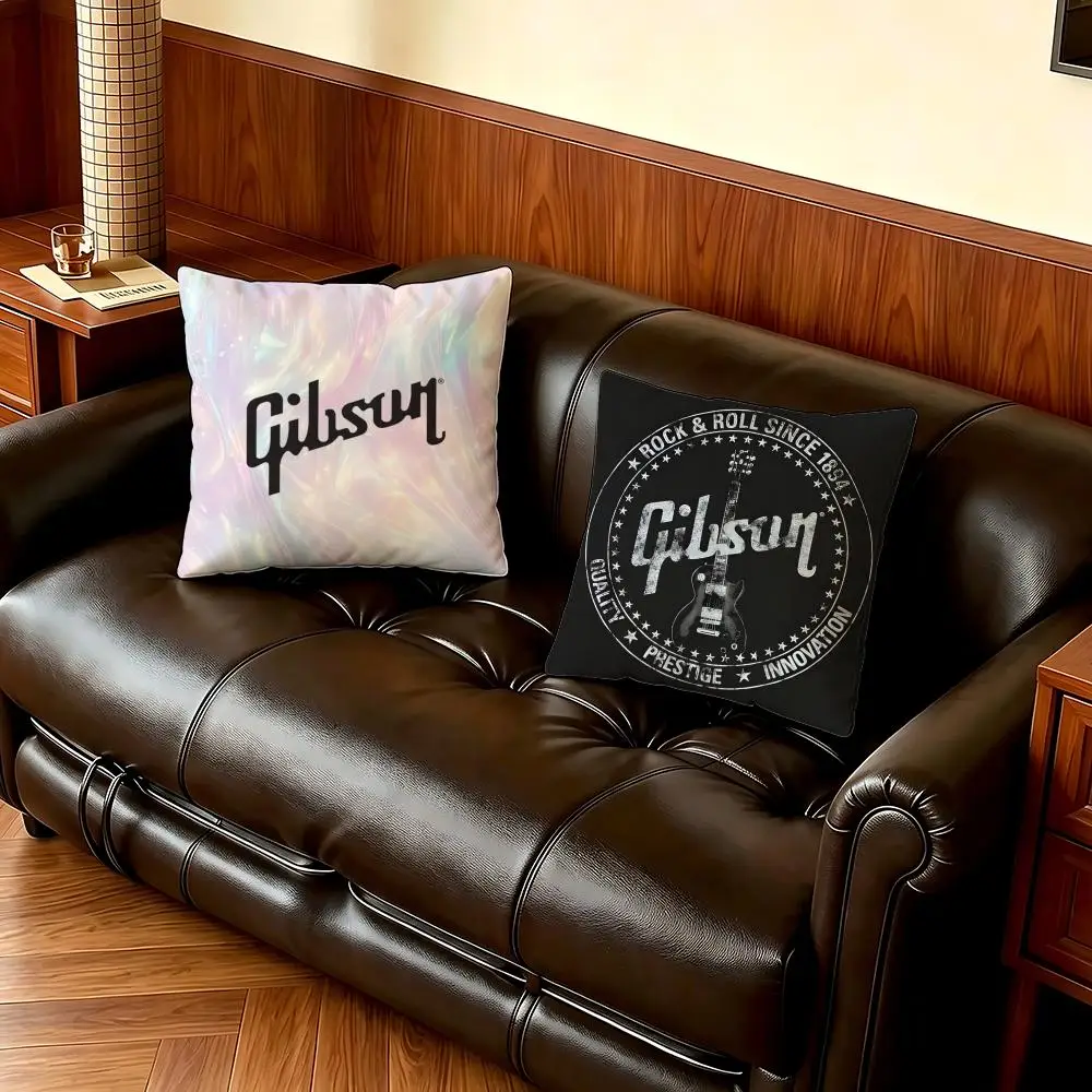 Musical G-GibsonS Cushion Cover 4Pcs Ultra Soft Short Plush Pillow Covers 40x40 45x45 Boho for Sofa Bedroom