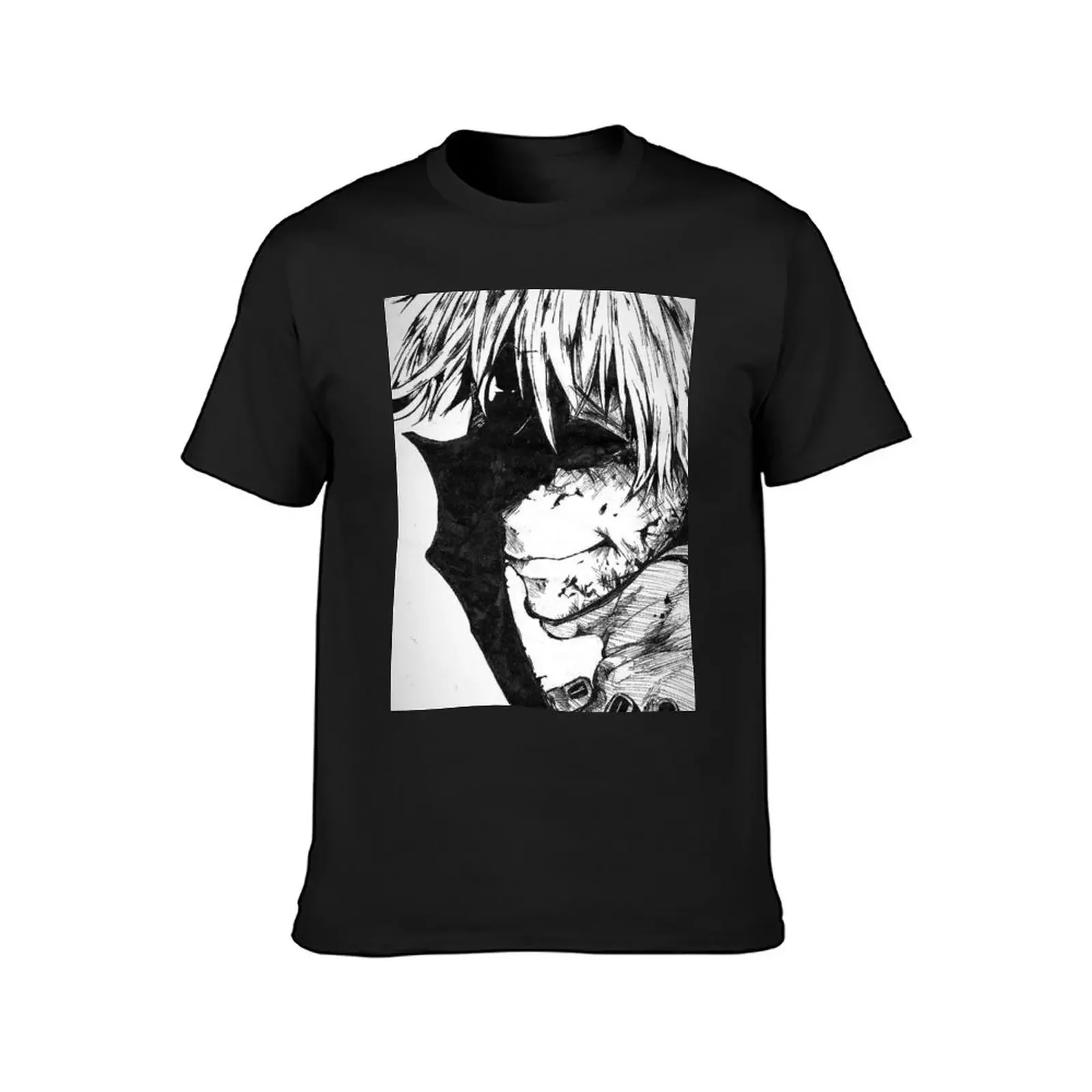 Ken Kaneki Drawing T-Shirt shirts graphic tee custom shirt vintage anime shirt vintage t shirt men