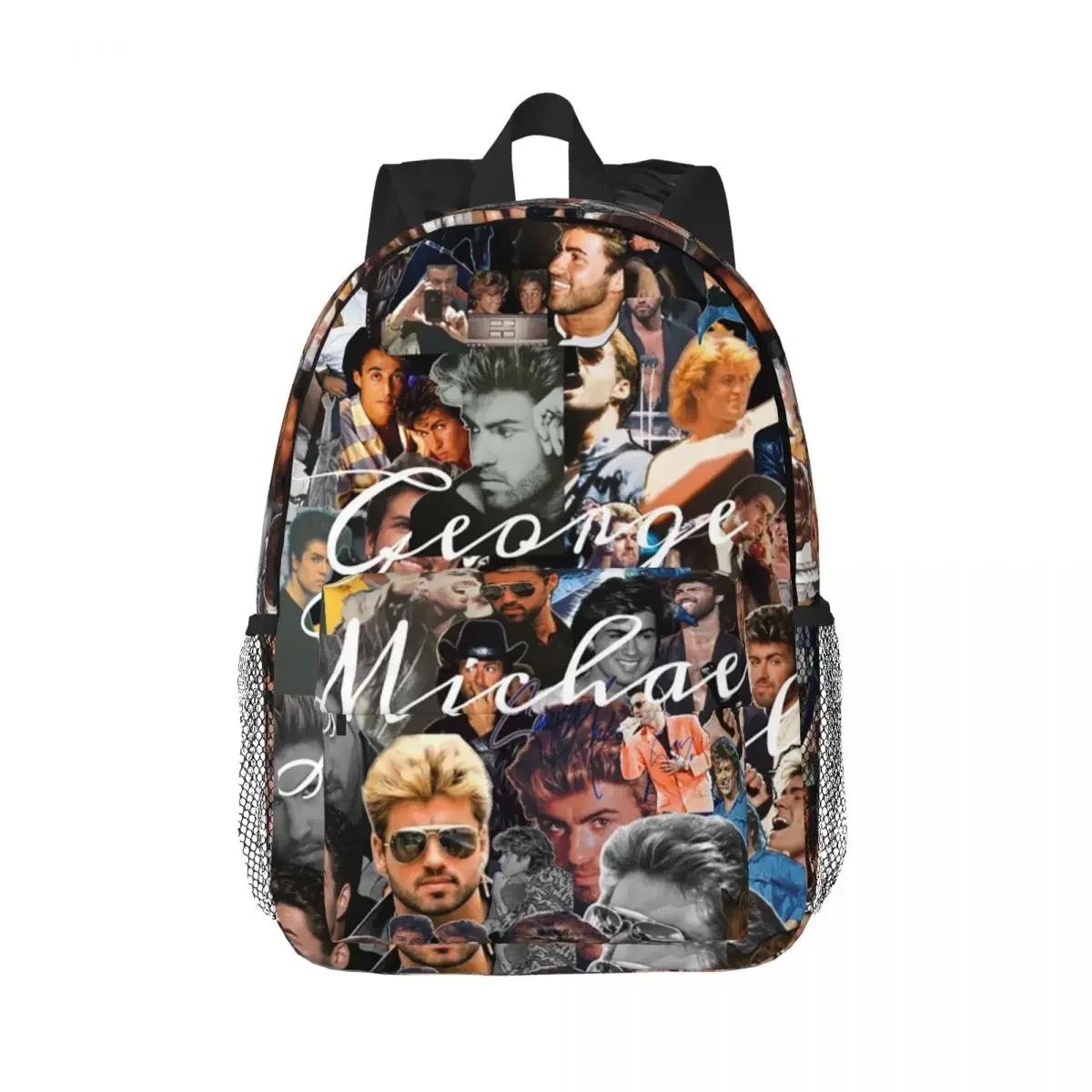 

George Michael Backpack Hot Sale Daypack Large Capacity Boys Girls BookBag Shoulder Bags for Men Women Kids School Bag