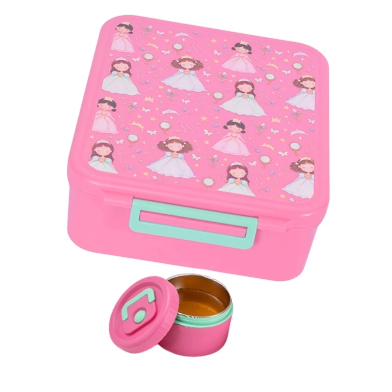  304 Steel Kids Lunch Box with Soup Cup for Class and School Use