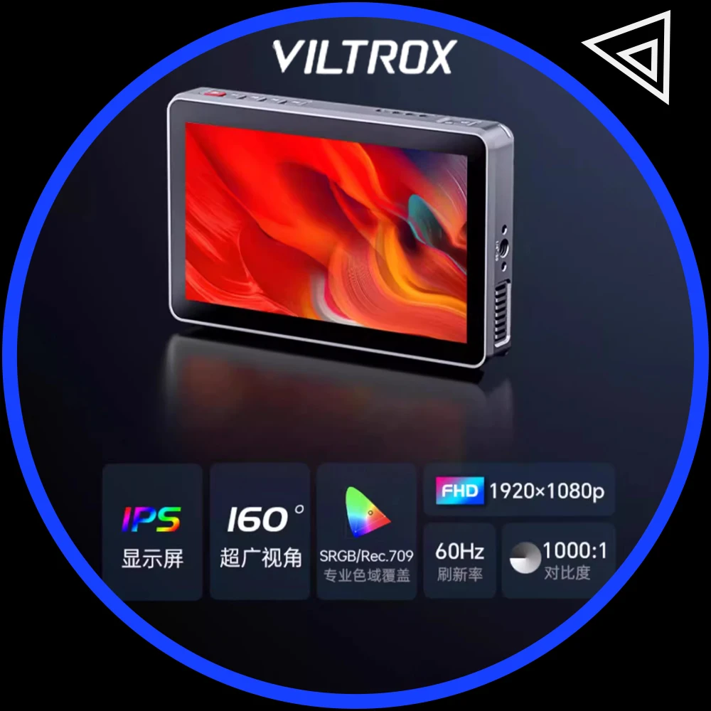 شاشة Viltrox DC-X2/DC-X3 المحمولة 6 بوصة 2000 Nits 4K شاشة تعمل باللمس احترافية للتصوير الفوتوغرافي HD FHD شاشة كاميرا للفيديو