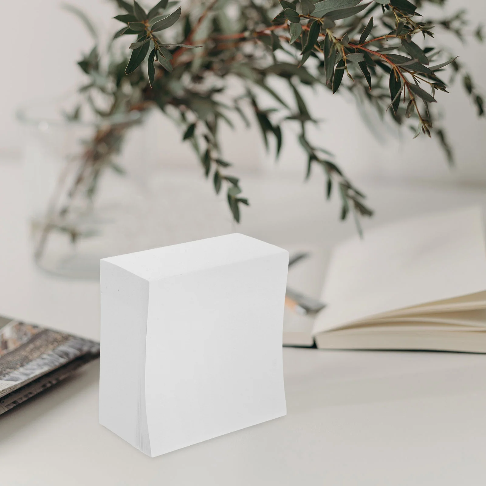 

400Pcs Tear-Off Memo Sheets Blank Paper Pads Non-Sticky Design Ideal for Office School Home Organization Needs