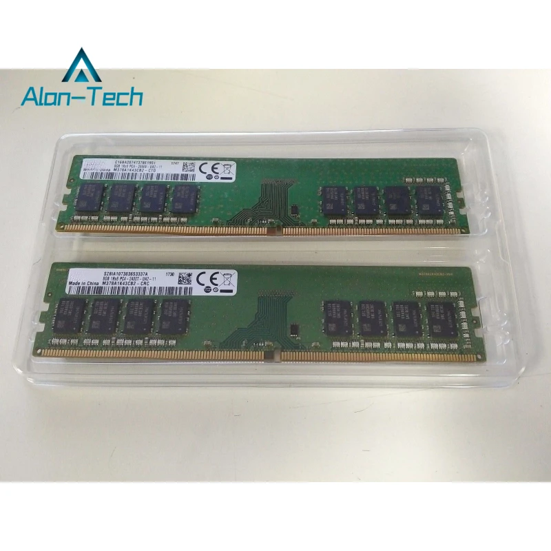 สำหรับ Samsung 8GB DDR4 1RX8 PC4-2666V-UA2-11 M378A1K43CB2-CTD หน่วยความจำตั้งโต๊ะ