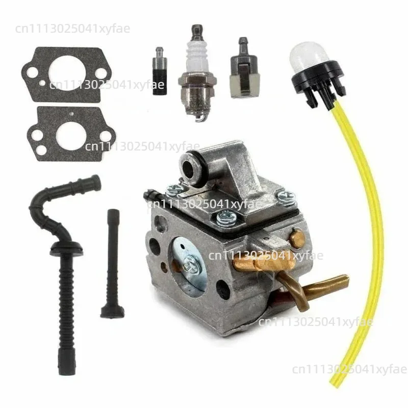 192 192T Chainsaw Carburetor Assembly Kit C1Q-S258 with Washers Spark Plug