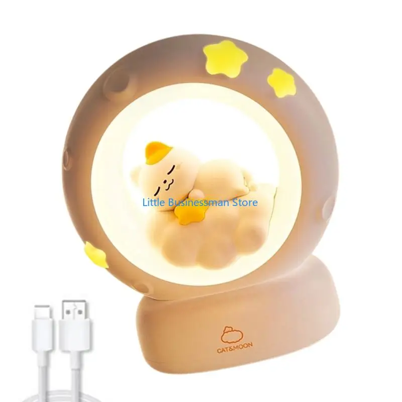 Touch Dimming Night Light with Warm Light for Desks and Shelves M76A