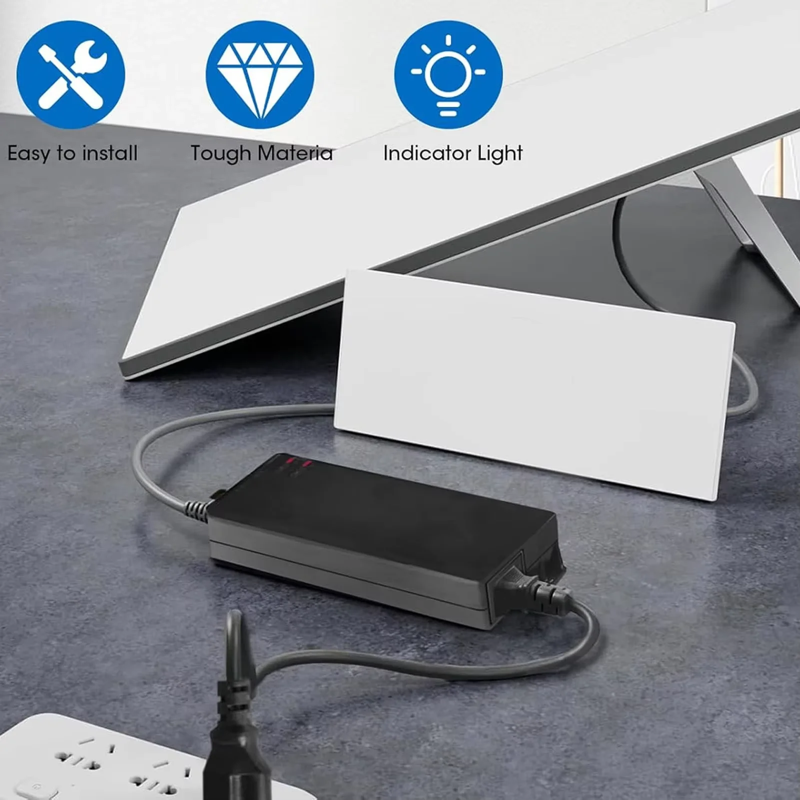 2.5Gbps Max 150W AC Input POE Injector for Starlink GEN2 And GEN3 High-Speed Power over Ethernet Injector