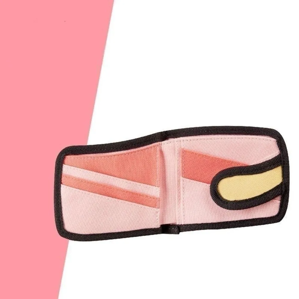 Portable Ultra-Thin Canvas Wallet Multi-Card Slot Cartoon Coin Purse Women's Wallet Men