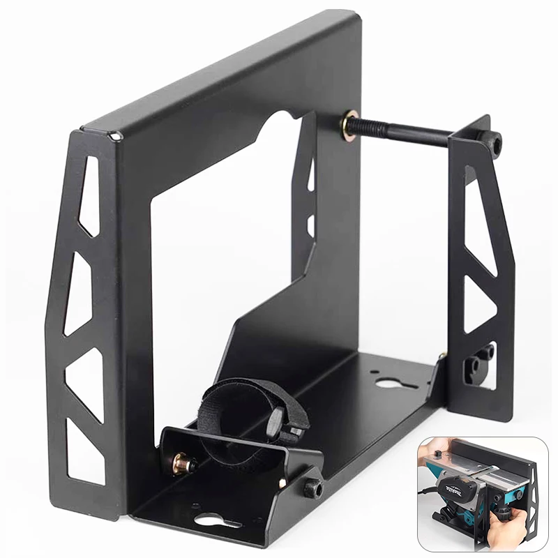 

Flip Planer Stand Electric Planer Inverted Bracket Practical Household Flip Mount Tool Steel- Rack Woodworking Planing Support