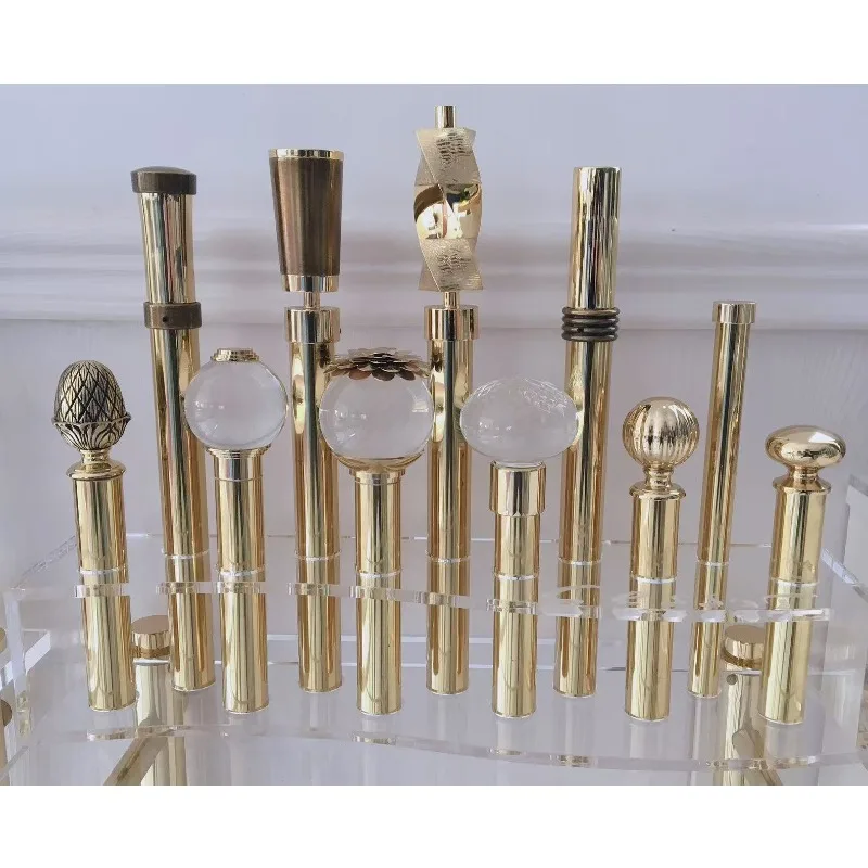 High-end bedroom curtain rod single rod double rod top installation side mounting bracket accessories wholesale