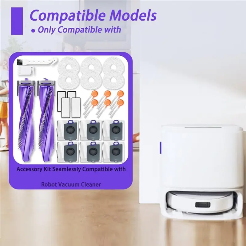 |Power Bank| Replacement Accessories Kit Robot Vacuum Robot Vacuum Parts Set