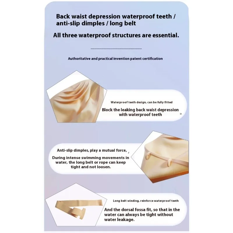 Silikonowe kąpielówki damskie męskie plażowe szybkoschnące higieniczne wodoodporne do parku wodnego raftingu wygodne zapewniające prywatność