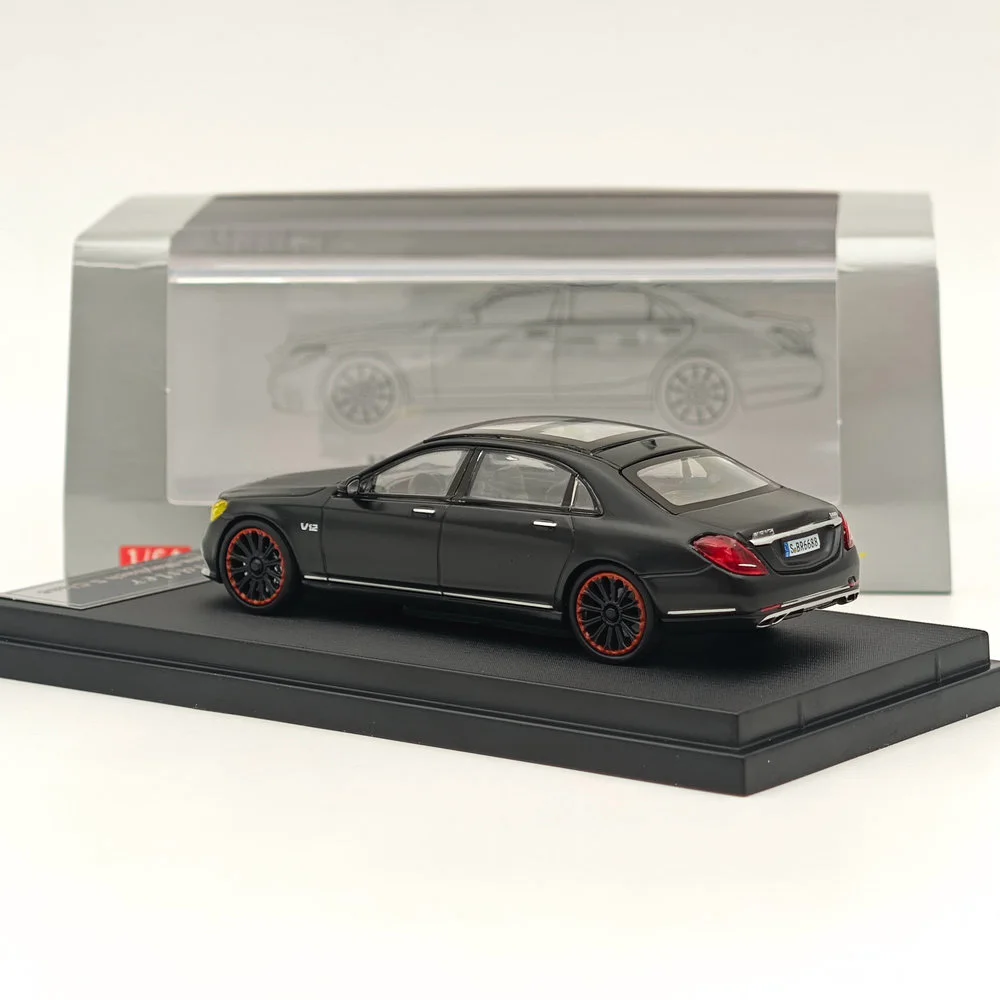 마스터 1:64 스케일 S클래스 S560 다이캐스트 장난감 자동차 모델 컬렉션 선물 화이트 & 레드 림 차량 장난감 모델